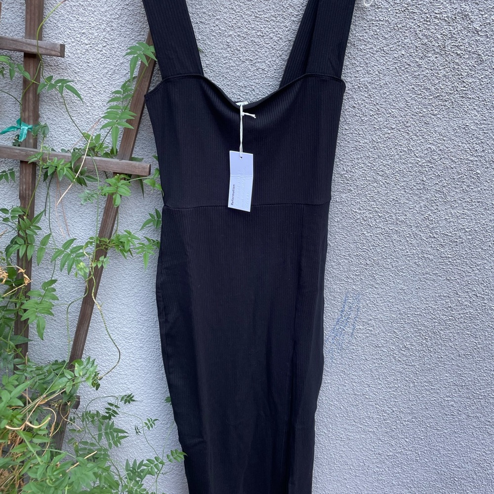 Reformation Cassi Ribbed Dress - Picture 9 of 12